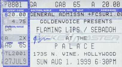 Palace, 1 Aug 1999