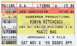 Magic Bag, 6 Nov 1999