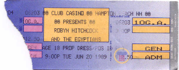 Club Casino, 29 Jun 1989