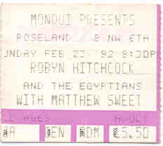 Roseland, 23 Feb 1992