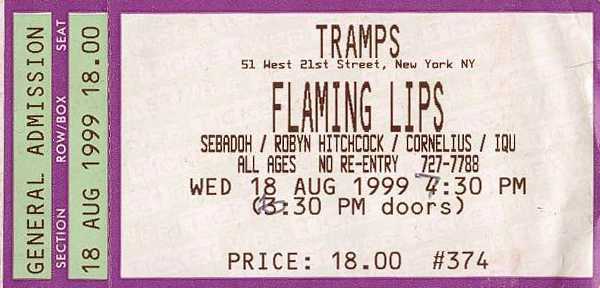 Tramps, 18 Aug 1999