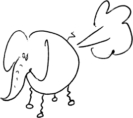 farting elephant, by mark 