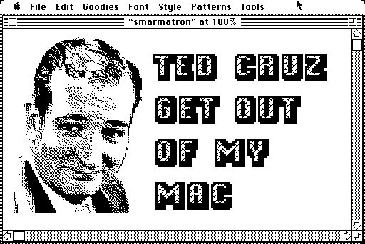 Ted Cruz Get Out Of My Mac