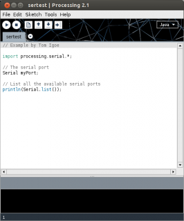 Processing 2.1 + Oracle Java + Raspberry Pi + Serial + Arduino = â˜º ...