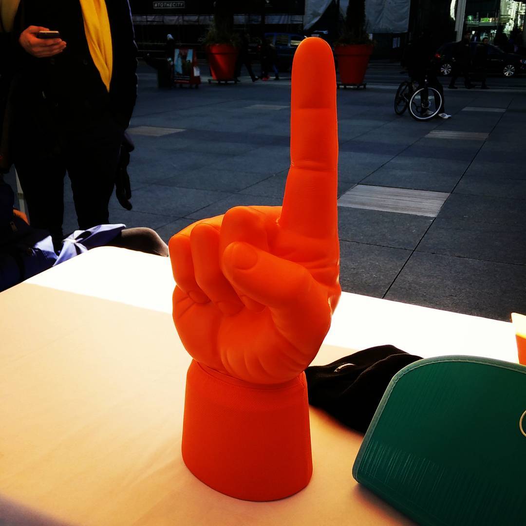 Big Orange Hand
