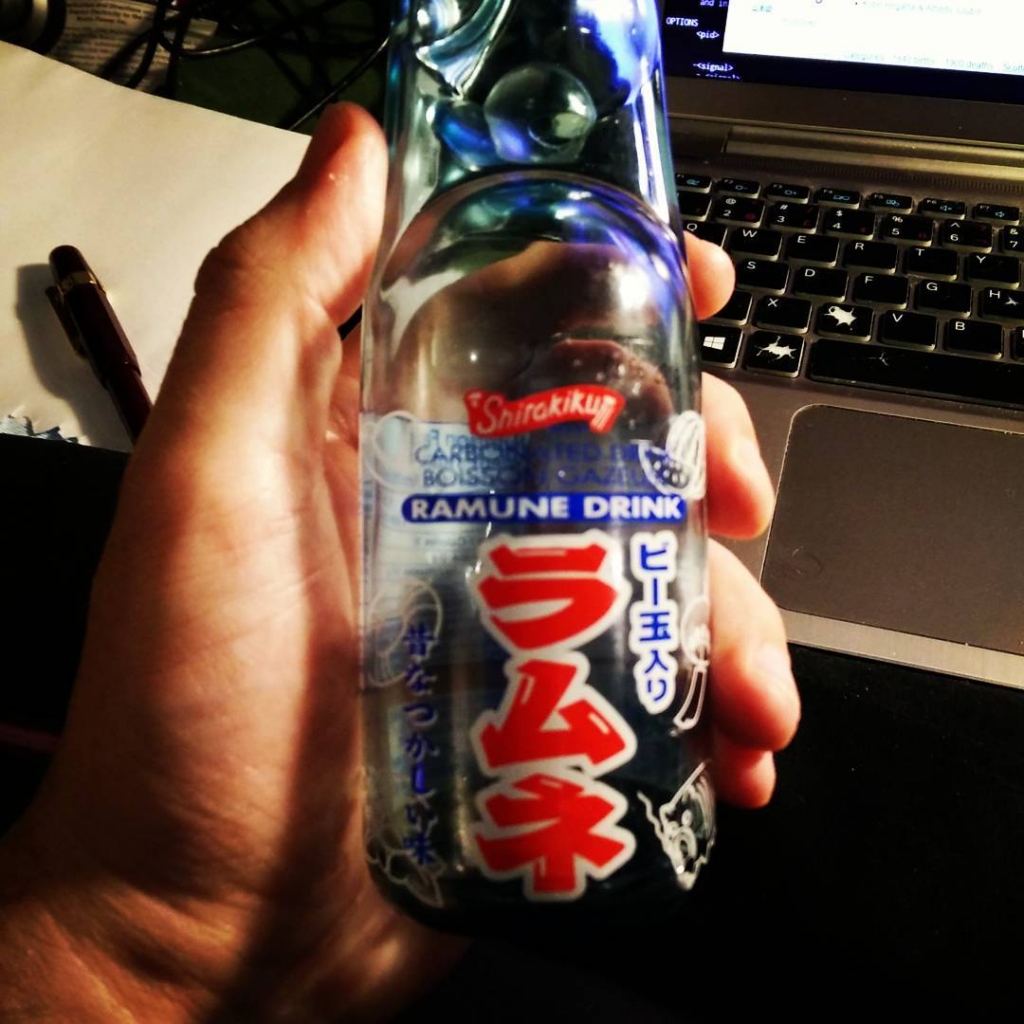 Shirakiku Ramune tastes surprisingly like Irn Bru We Saw a Chicken
