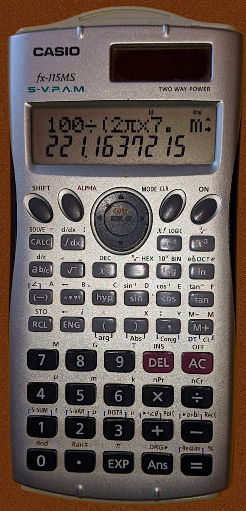 Casio fx-115MS scientific calculator